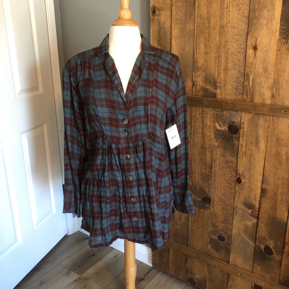 Free People Aubergine Top New With Tags. Size S